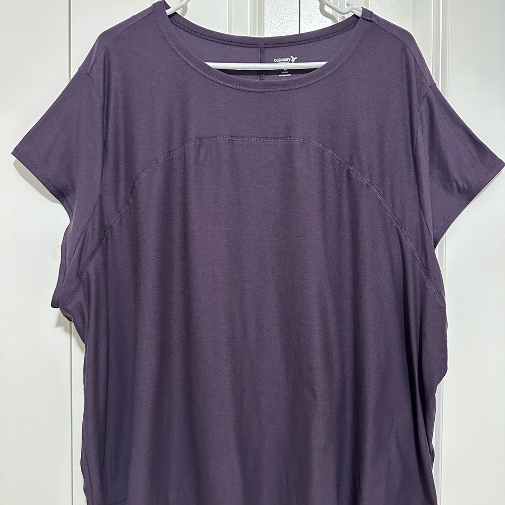 Old Navy Women's Short Sleeve Tee - Deep Purple